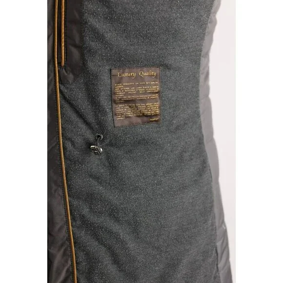 $2,100 Moorer Down Padded Jacket SZ 48/38 Brown